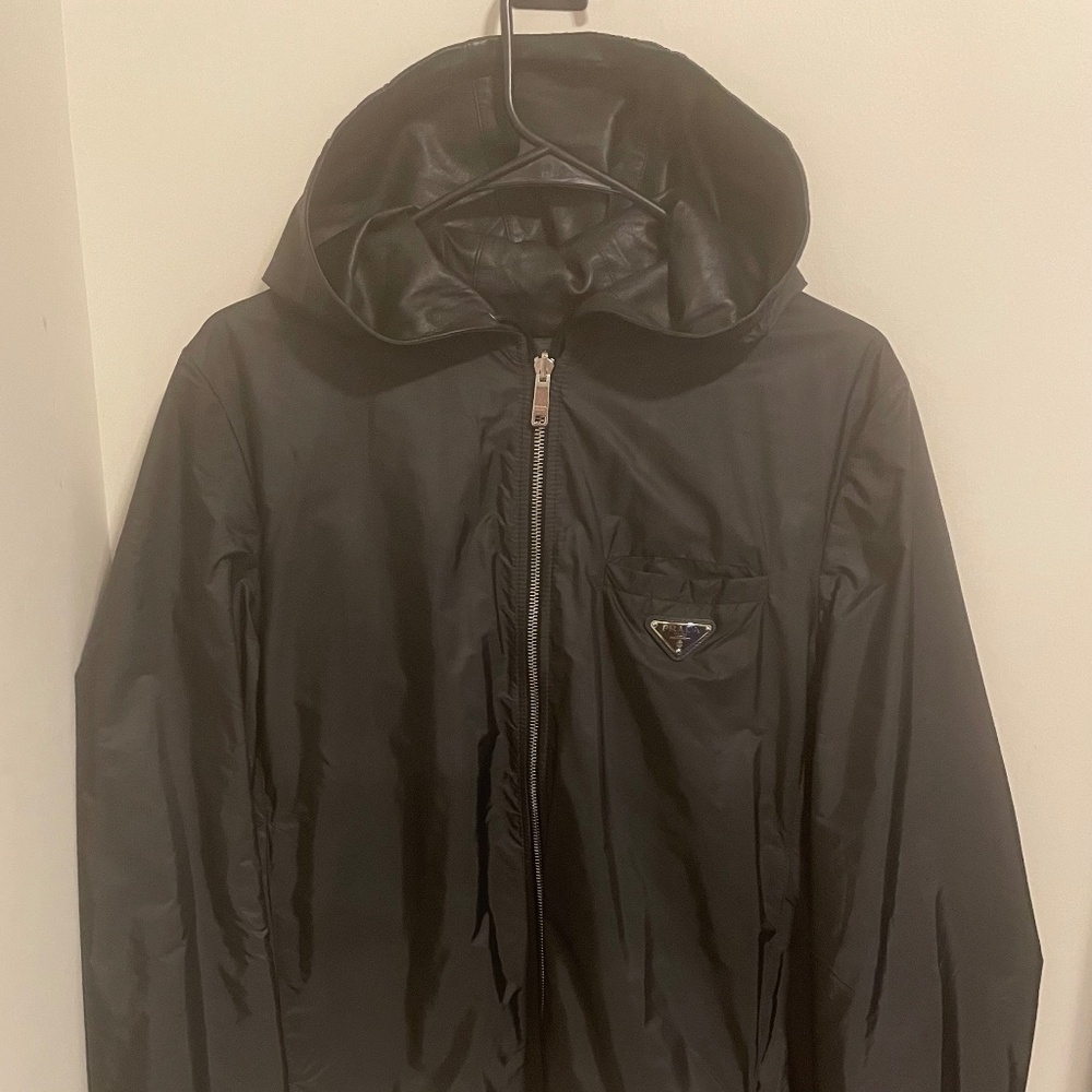 Prada Mens Reversible Leather Jacket Excellent Condition